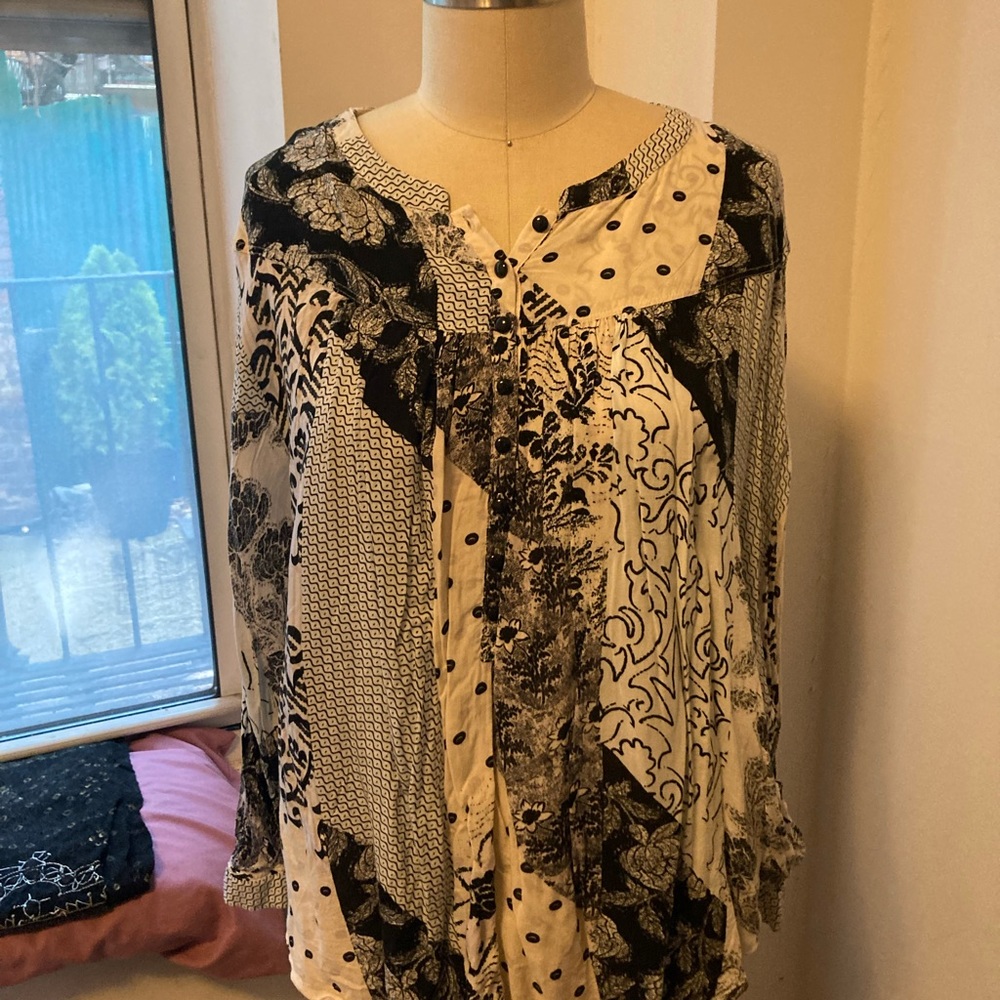 Patchwork blouse